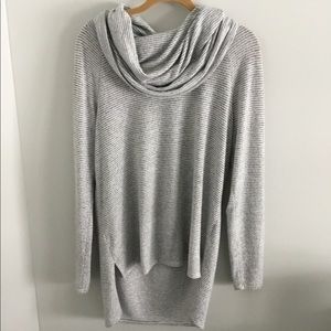 Gibson Cozy Convertible Neckline Tunic